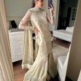 LUNCHING PARTY WEAR SPACIAL SHARARA SET