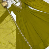PURE SOFT FOX GEORGETTE FABRIC FULLY GOWN