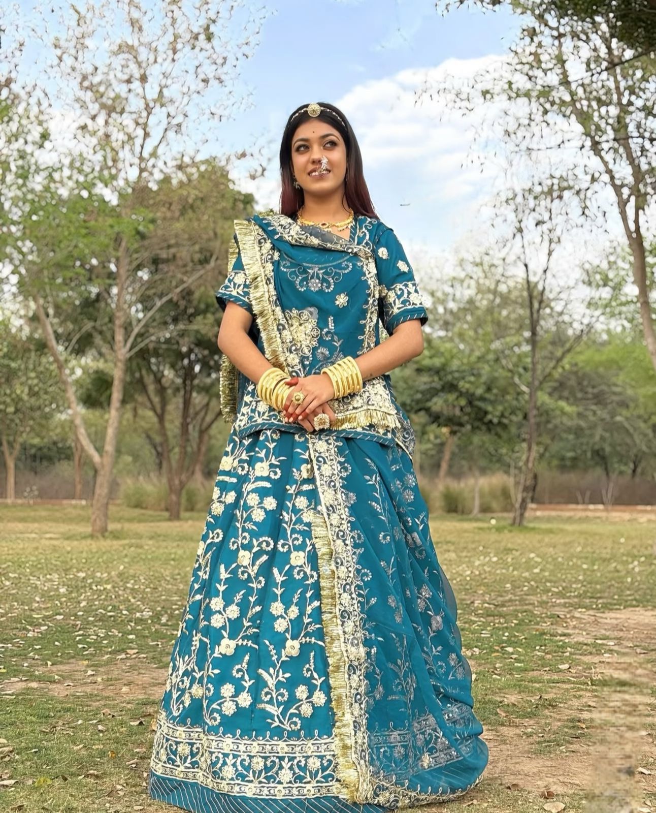 Launching Darbari Poshak Lehenga choli