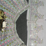 Classy Flared Mirror Work Lehenga