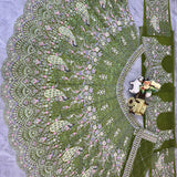 Bridal Peacock Embroidered Lehenga