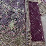 Bridal Peacock Embroidered Lehenga