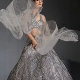 Beautiful Bridal Embroidered Lehenga