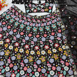 Floral Embroidered Work Bridal Lehenga