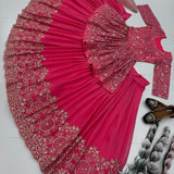 Pink Bridal Top Sharara Collection
