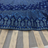 Stunning Bridal Blue Embroidered Lehenga