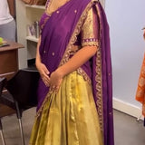 Exclusive Designer Kanjivaram Lehenga