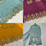 Designer Look top with Fancy Salwar