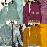 Designer Look top with Fancy Salwar