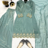Designer Look top with Fancy Salwar