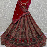 Royal Bridal Velevet Lehenga Choli