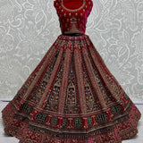 Royal Bridal Velevet Lehenga Choli