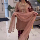 Peach Classic Silk Suit Collection