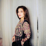 Black Designer Top Plazzo Collection