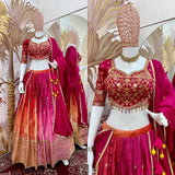 Trending Colourful Embroidered Lehenga