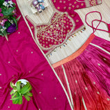 Trending Colourful Embroidered Lehenga