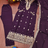 Wine Ready To Wear Suit