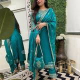Beautiful Heavy Vichitra Suit