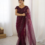 Glitter Premium Bollywood Net Saree