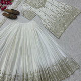 Designer Partywear Top Plazzo