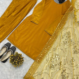 Designer Natural Creap Straight Suit