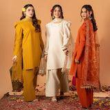 Designer Natural Creap Straight Suit
