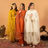 Designer Natural Creap Straight Suit