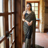Black Bollywood Blockbuster Saree