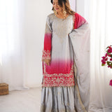 Stunning Coding Chinon Silk Suit