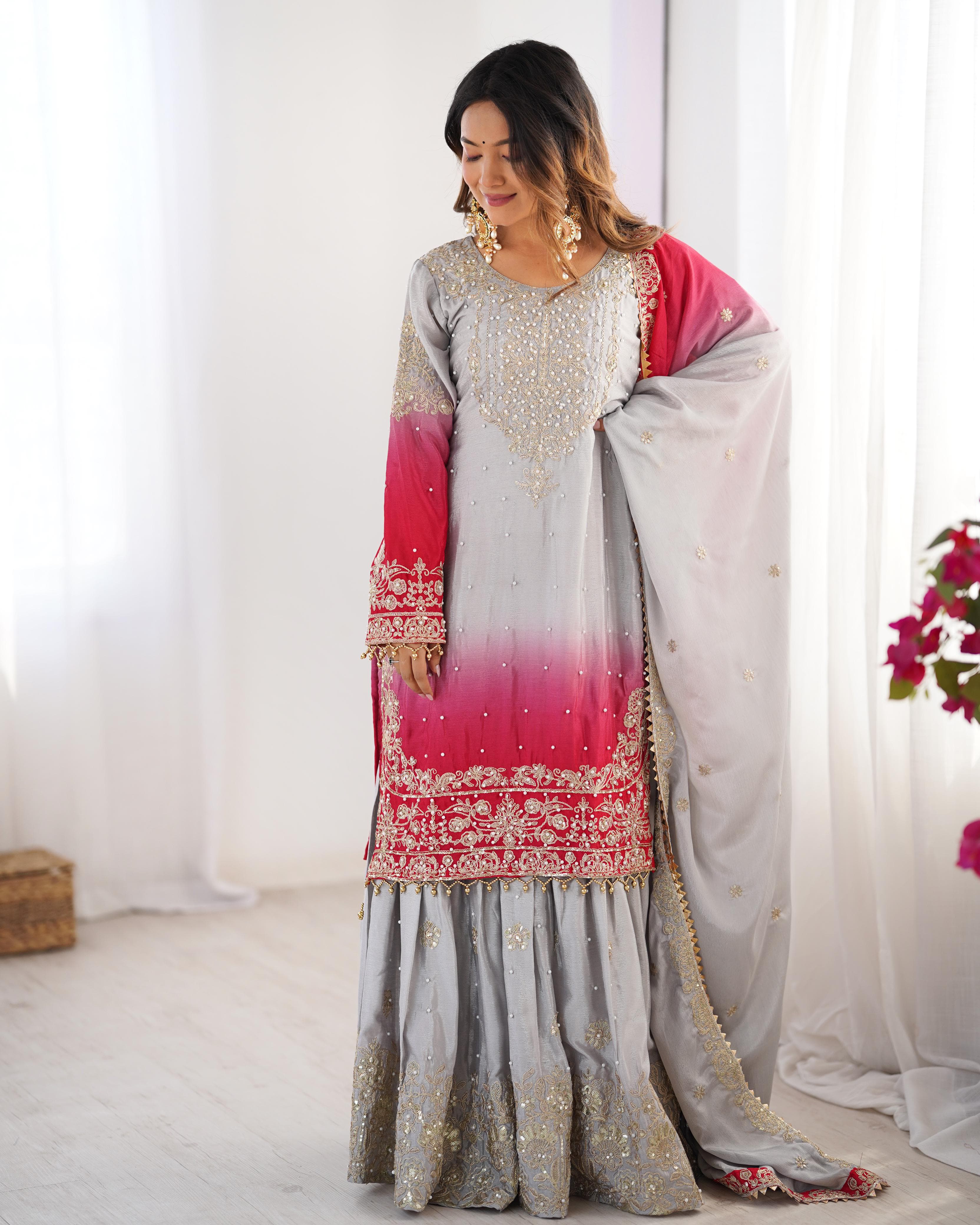 Stunning Coding Chinon Silk Suit