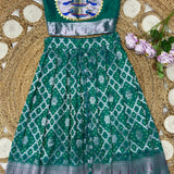 Kids Bandhej Paithani Lehenga
