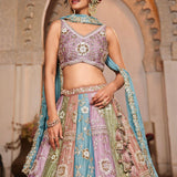 Gorgeous Multy Colored Bridal Lehenga