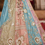 Gorgeous Multy Colored Bridal Lehenga