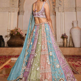 Gorgeous Multy Colored Bridal Lehenga