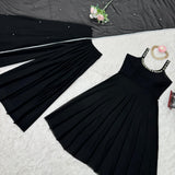 Black Stylish Georgette Suit