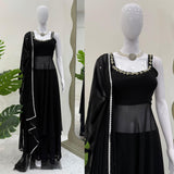 Black Stylish Georgette Suit