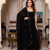 Black Stylish Georgette Suit