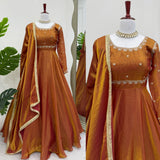 Mustard Beautiful Fendi Silk SUit