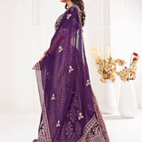 Purple Heavy Wedding Lehenga