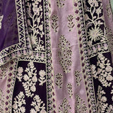 Purple Heavy Wedding Lehenga
