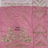 Rose Pink Embroidered Bridal Lehenga