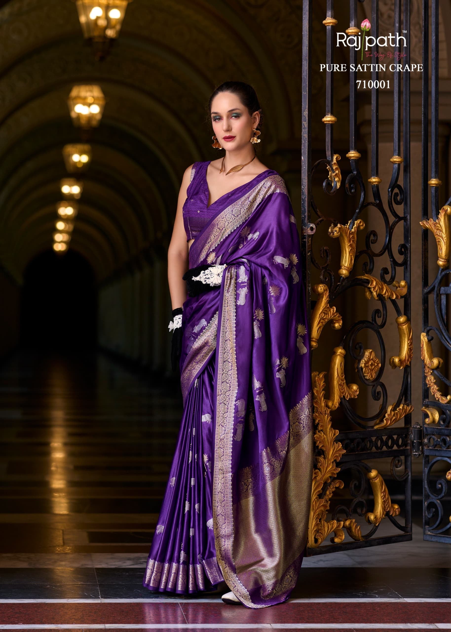Mungha Classy Satin Silk Saree