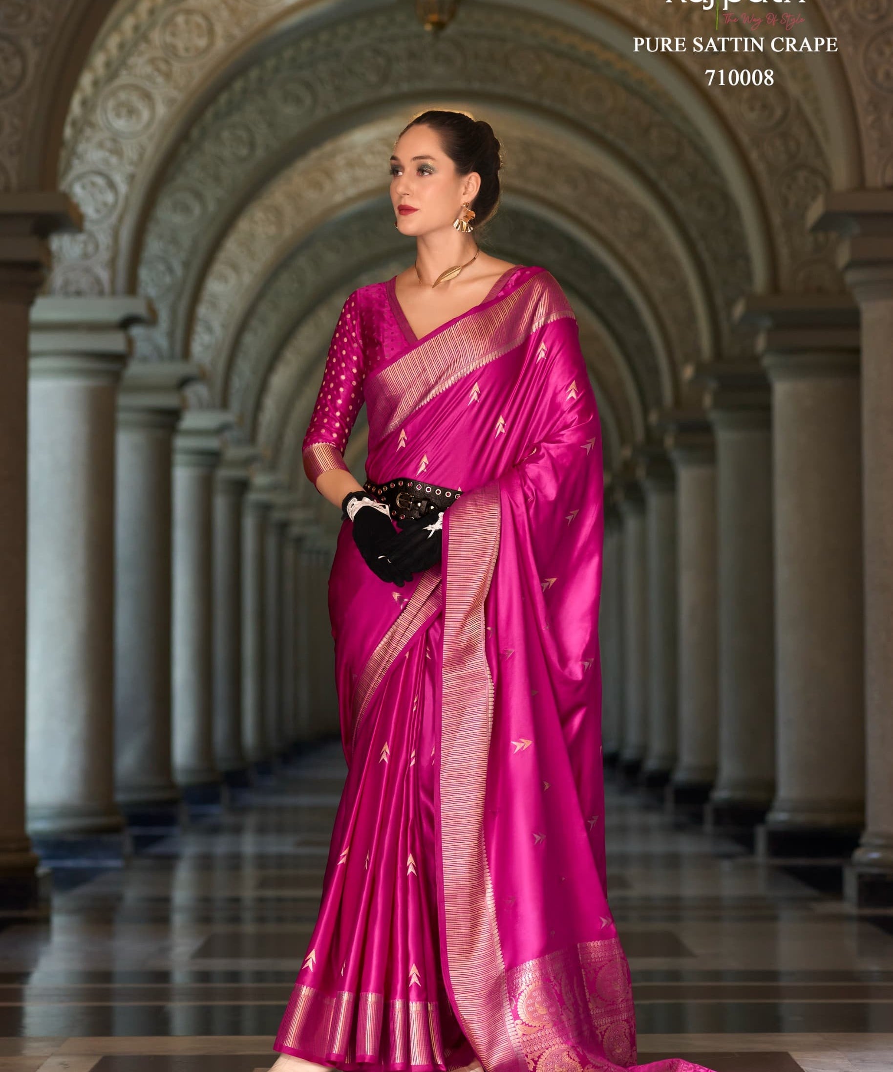 Mungha Classy Satin Silk Saree