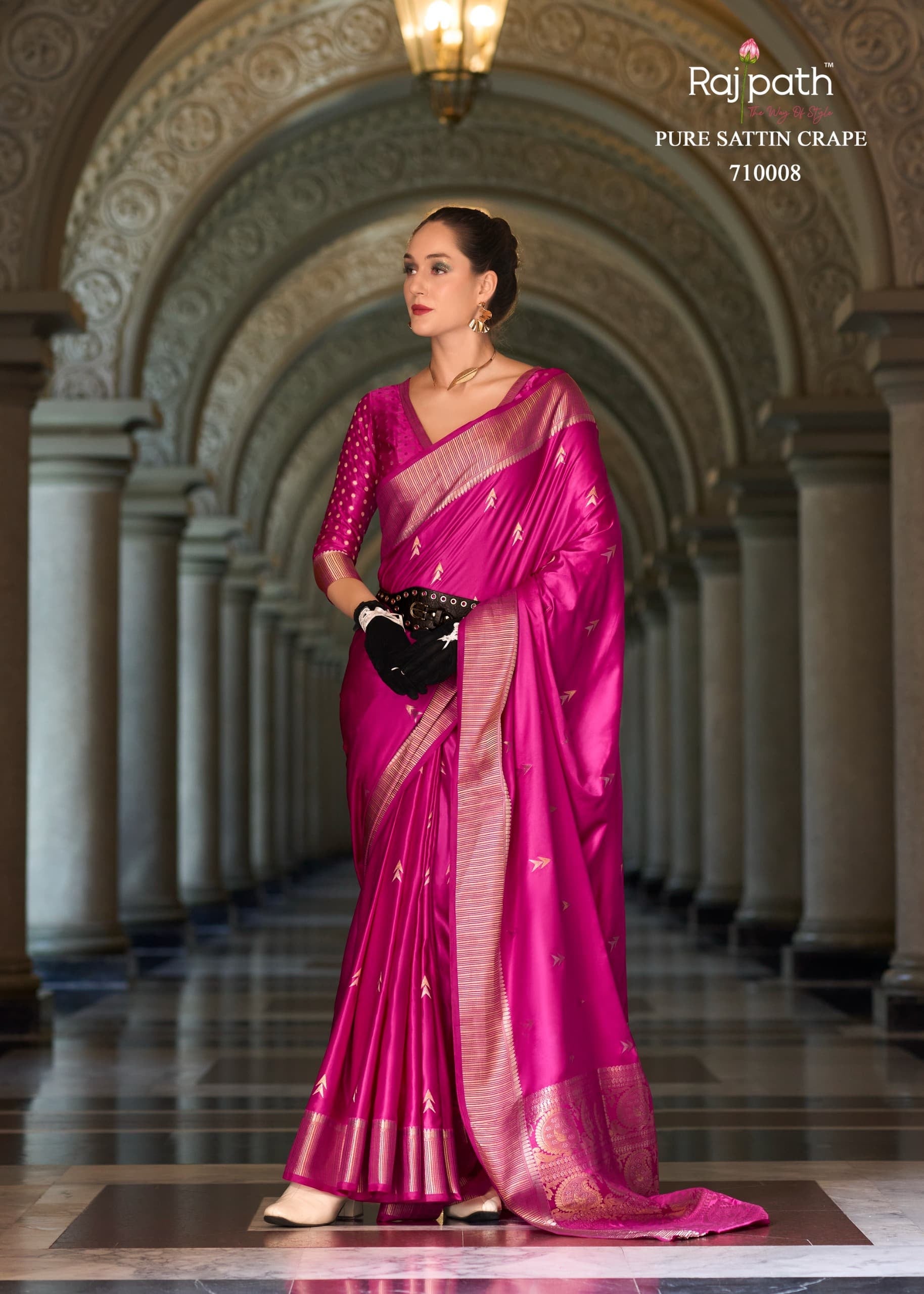 Mungha Classy Satin Silk Saree