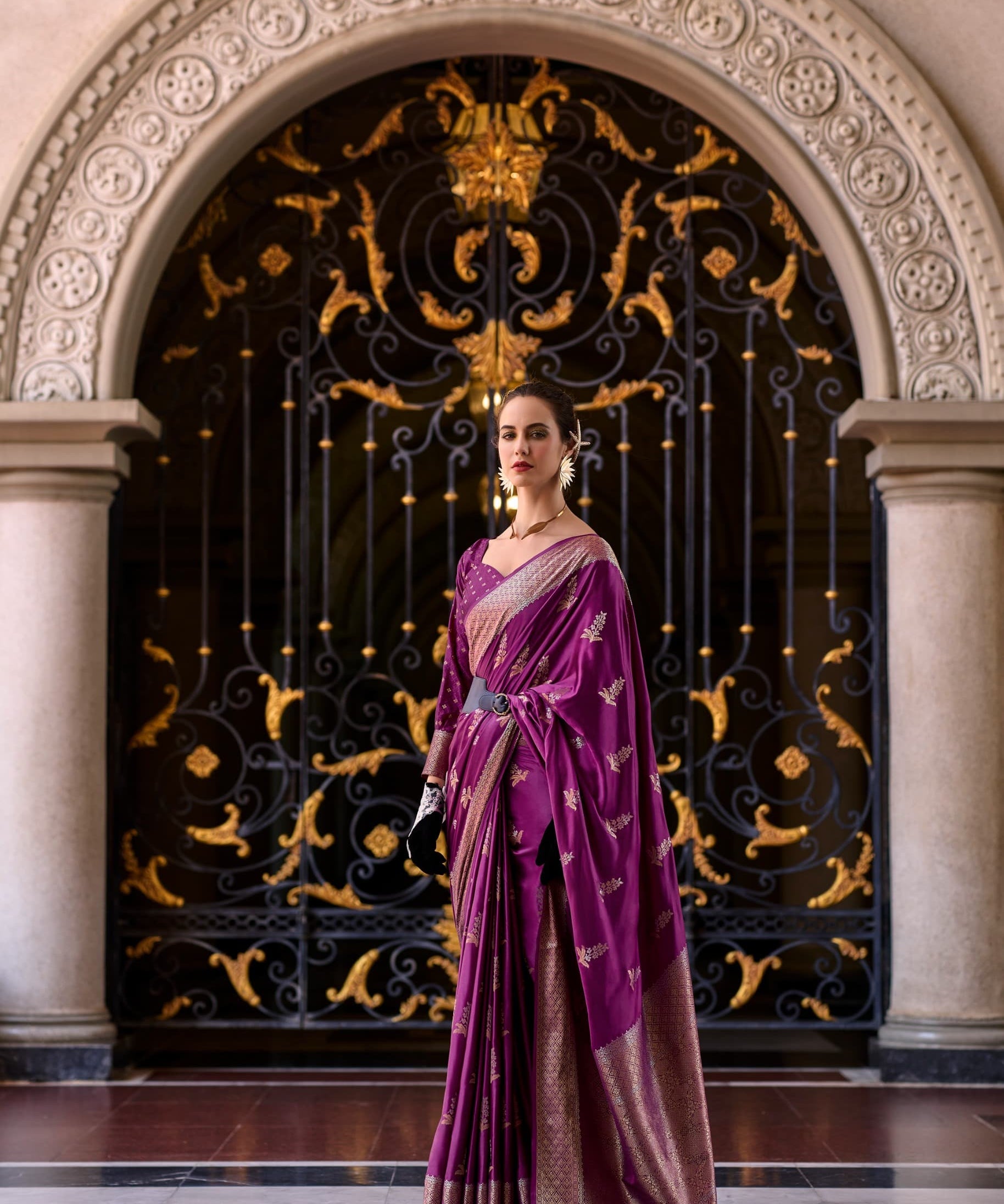 Mungha Classy Satin Silk Saree