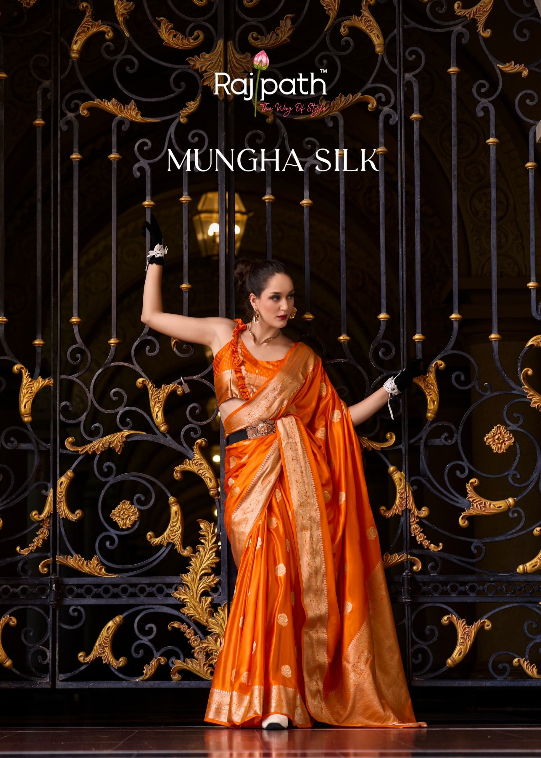 Mungha Classy Satin Silk Saree
