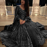 Attractive Heavy Sequence Suit Collection