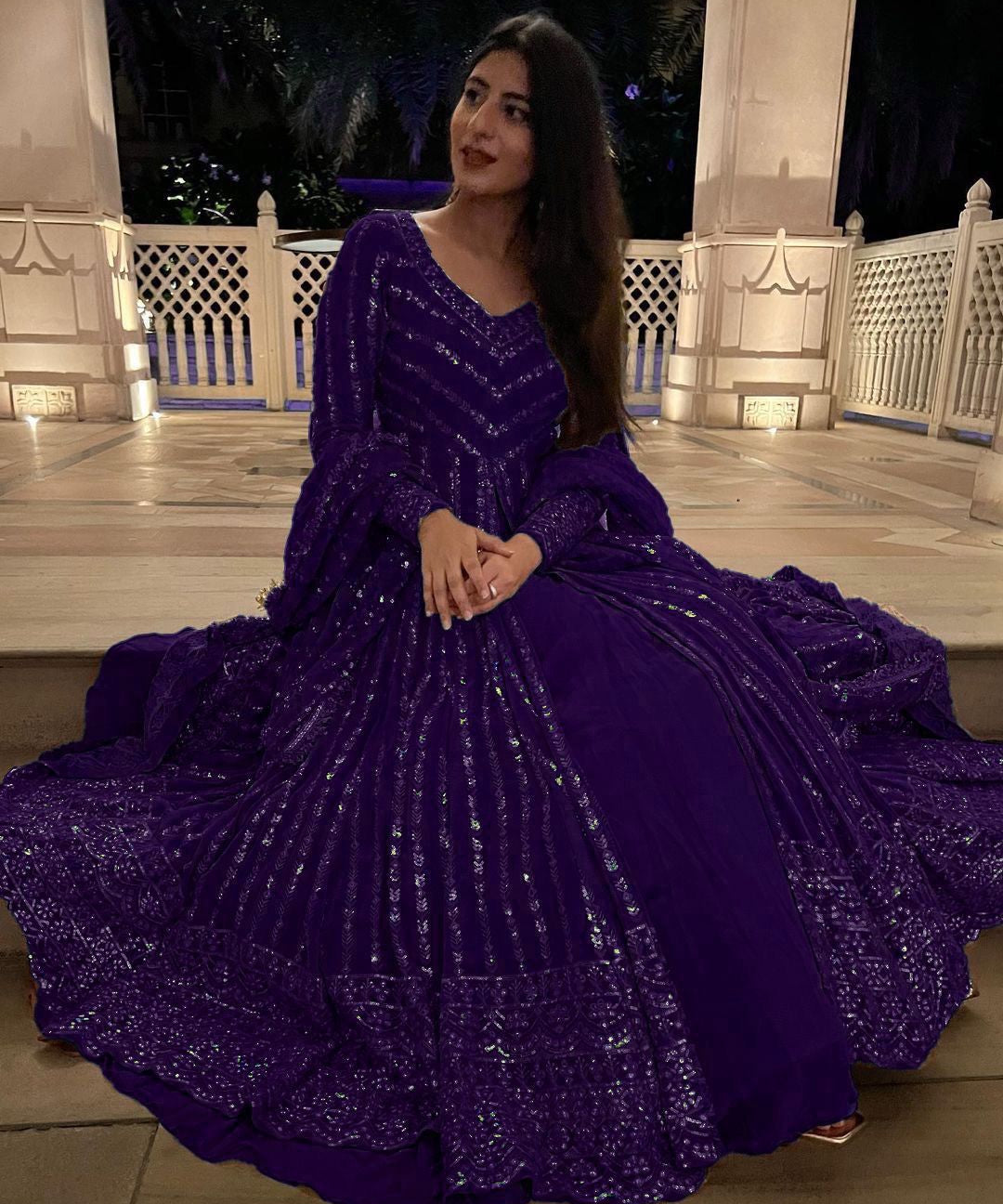 Attractive Heavy Sequence Suit Collection