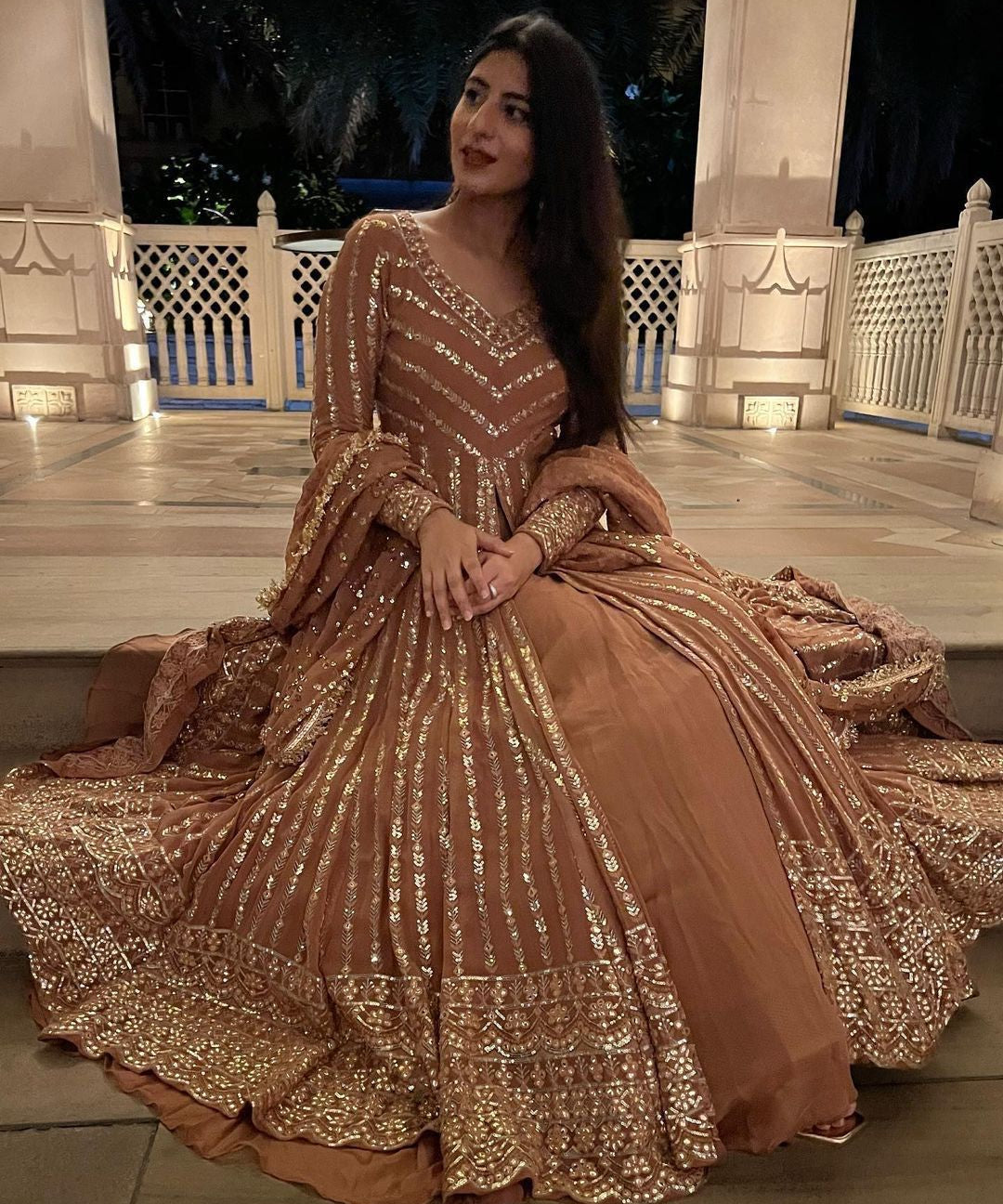 Attractive Heavy Sequence Suit Collection