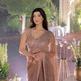 Celebrity Premium Net Sequence Saree